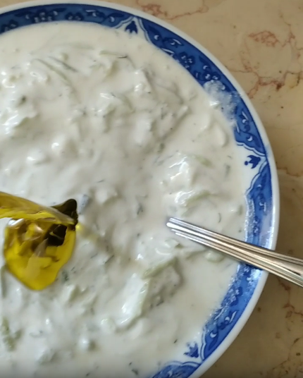 Refresh yourself with tzatziki!