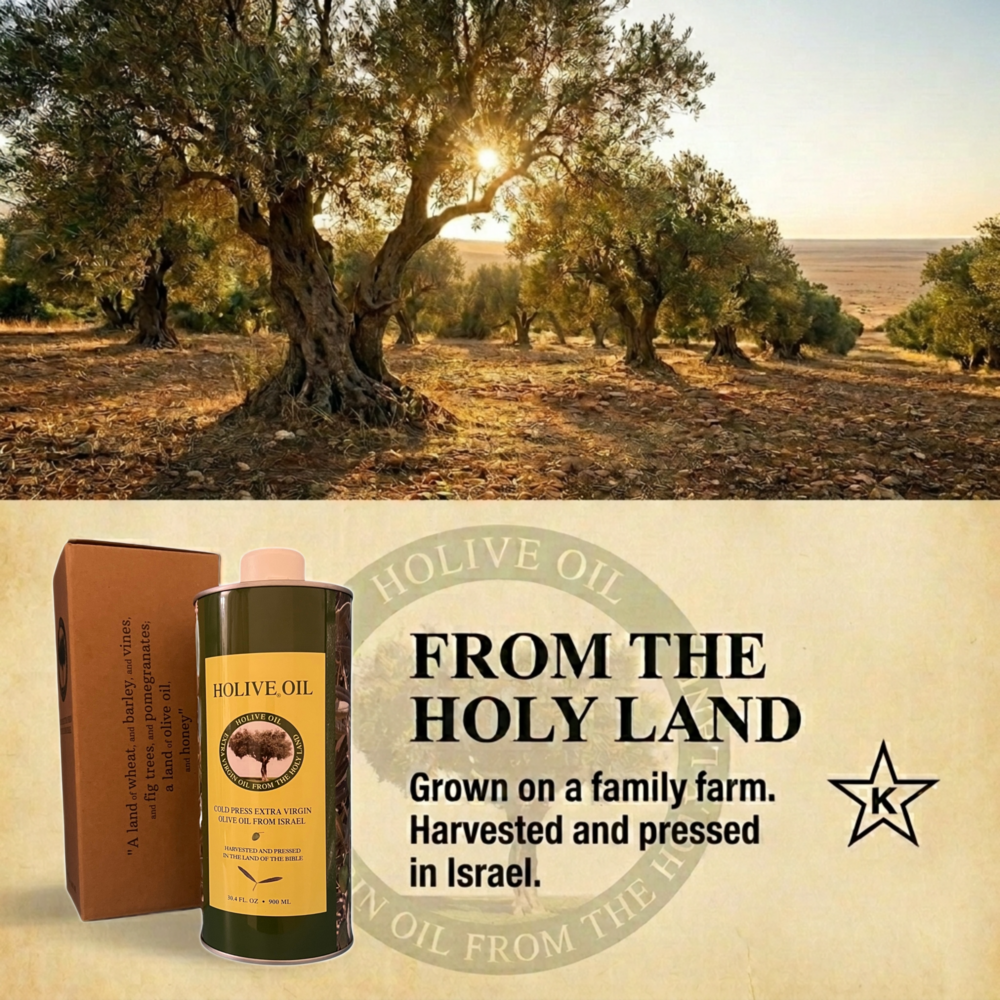 Holive extra virgin olive oil from Israel 🇮🇱
