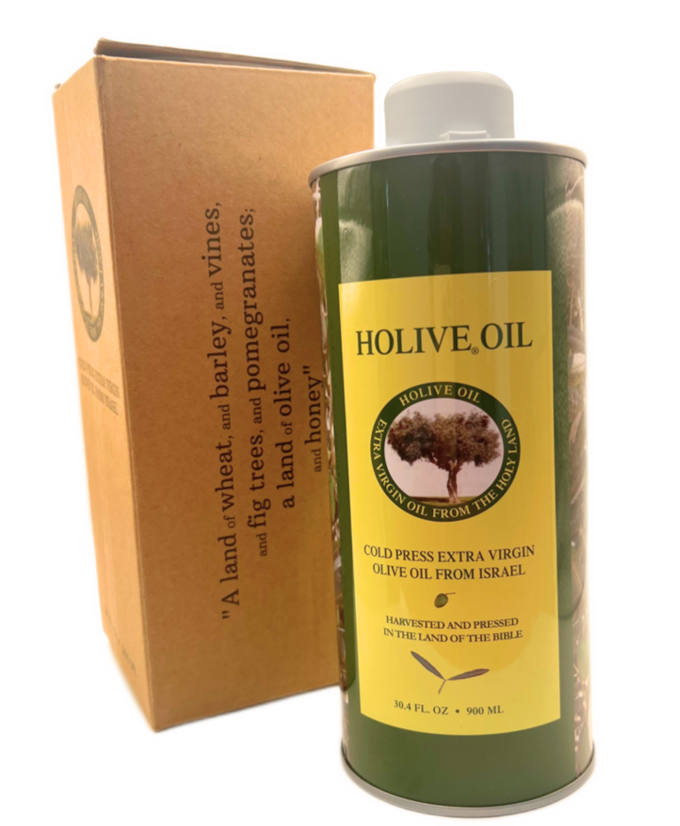 Holive First Cold Press Extra Virgin Olive Oil from Israel - Case of 6