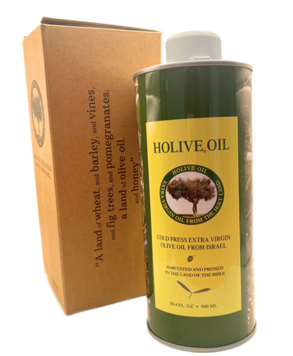 Holive First Cold Press Extra Virgin Olive Oil from Israel - Case of 6